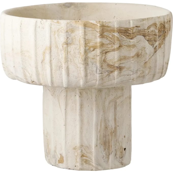 Sissel vaas Ø20,5cm bruin, beige.