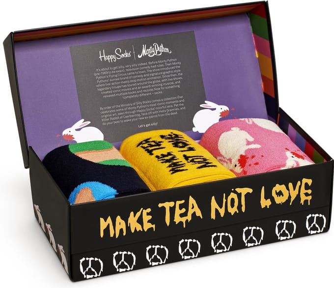 Happy Socks XMPY08-0200 3-pack Monty Python Gift set 36-40