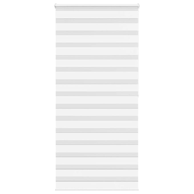 vidaXL - Zebra - rolgordijn - 100x200 - cm - stofbreedte - 95,9 - cm - polyester - wit