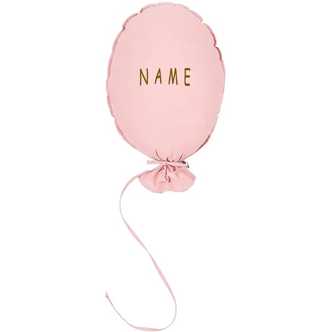 Persoonlijk kussen ballon dusty pink Malomi Kids