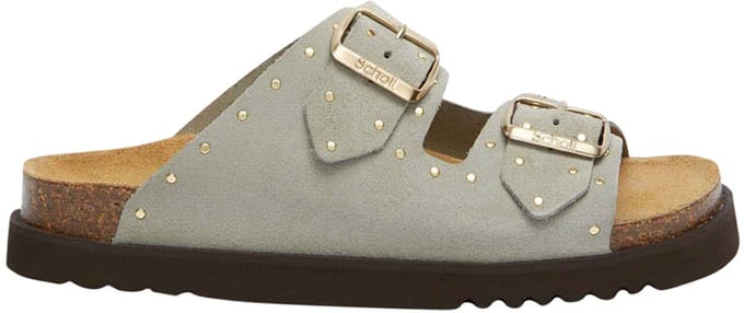 Scholl Sandalen Beatriz Suede Vrouwen - Sage