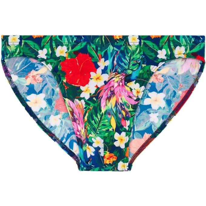 HOM Badehose Swim Micro Briefs Peacock