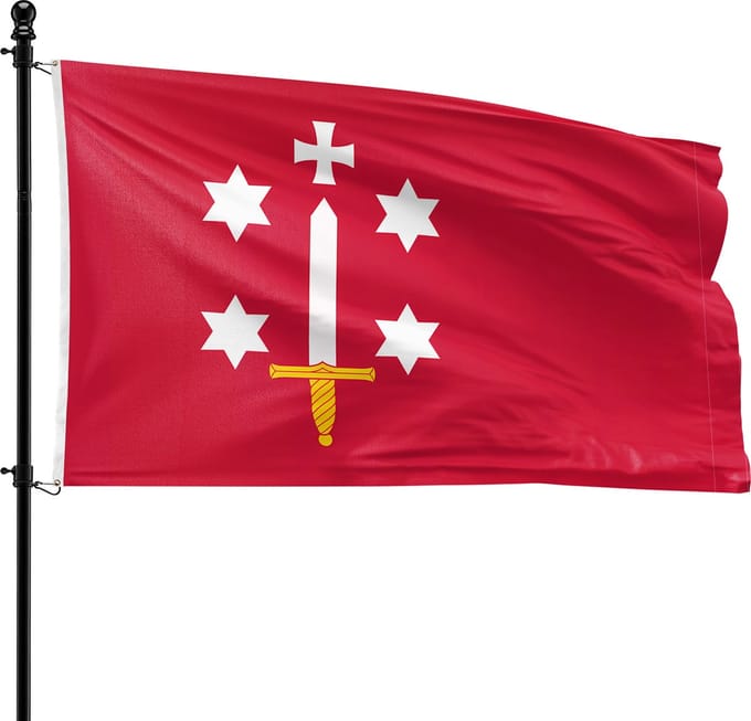 VlagDirect - Haarlem vlag - Gemeente Haarlem vlag - 90 x 150 cm.
