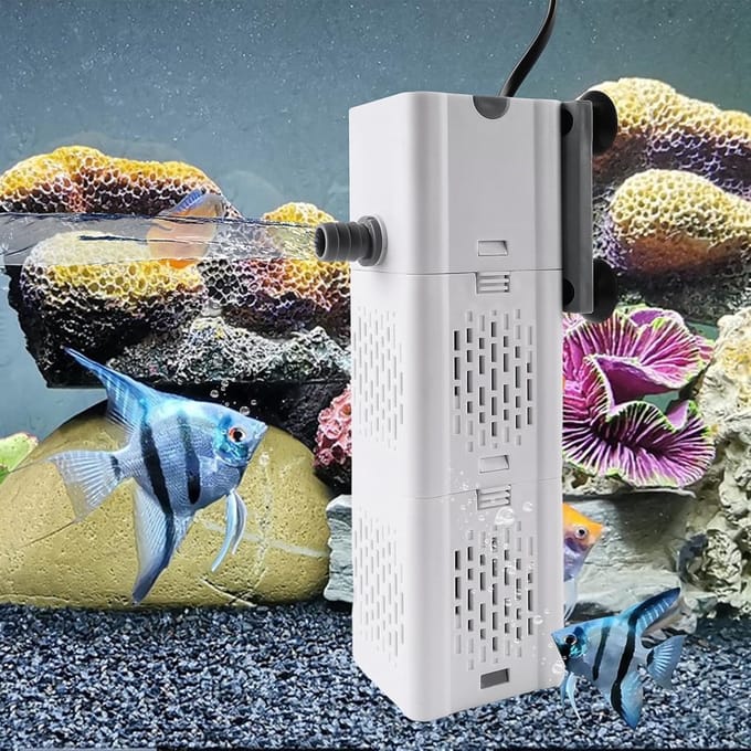 Aquariumfilter 500L/H 0L-150L – Aquarium filter pomp – Zuurstofpomp aquarium - Aquarium pomp met filter