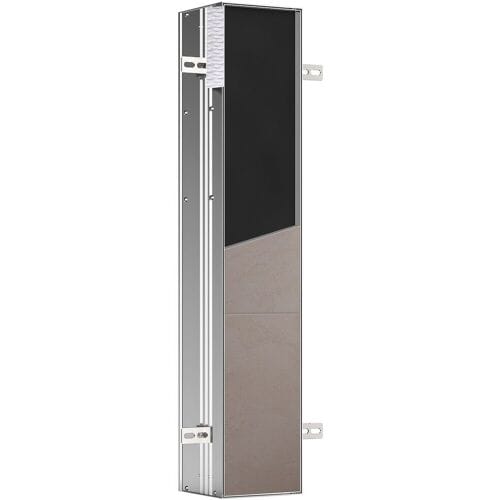 Emco asis Module Plus WC module - concealed model 15.4 x 80.3 cm, door hinge right 975611001