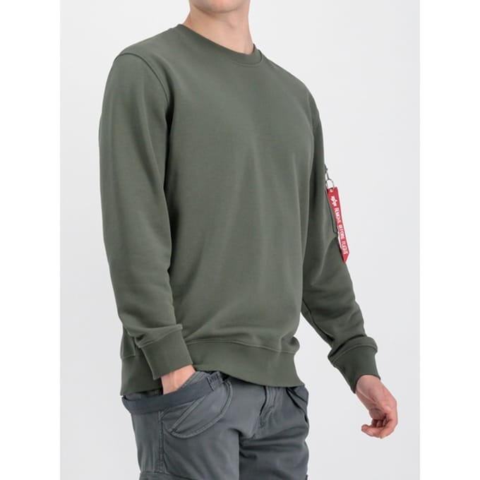 Alpha Industries USN Blood Chit Trui Groen
