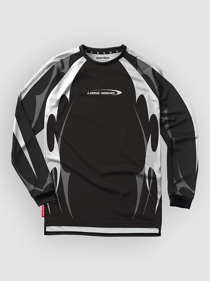 Loose Riders Phase Long Sleeve Jersey zwart