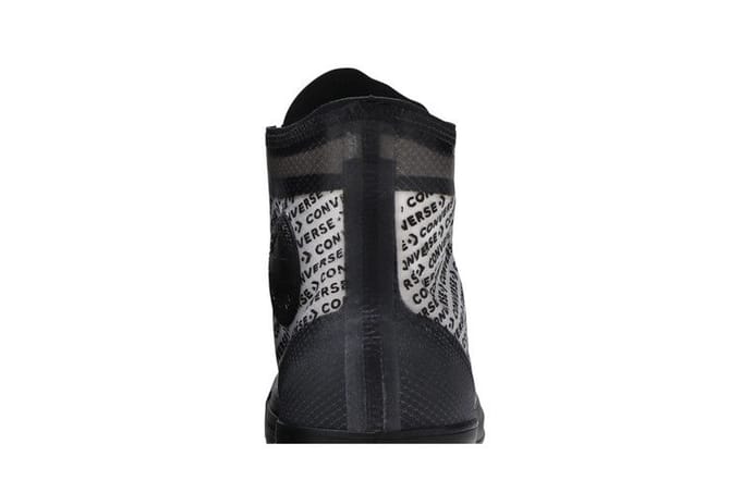 Converse Chuck Taylor All Star High 'Translucent - Black' 36 gray