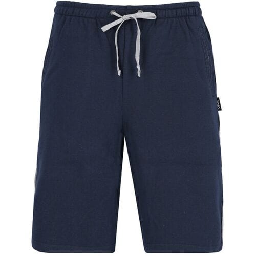 Heren sweat-bermuda Hajo blauw - Blauw - Maat - 60