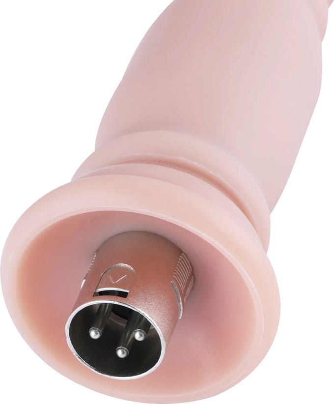 Anaal Dildo 3XLR voor Auxfun Basic Sex Machine Beige 20 cm