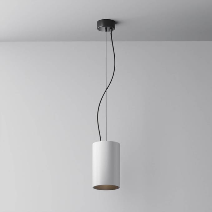 Maytoni LED hanglamp Efir, wit, Ø 10,5 cm, 33 W, 38°