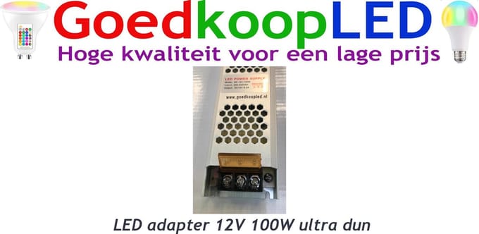 LED adapter 12V 100W ultra dun