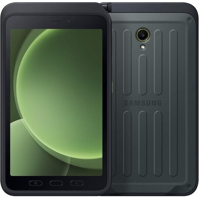 Samsung Galaxy Tab Active 5 WiFi Enterprise Edition WiFi 128 GB Groen Android tablet 20.3 cm (8 inch) Energielabel E (A - G) 2 GHz Samsung Exynos Android 14