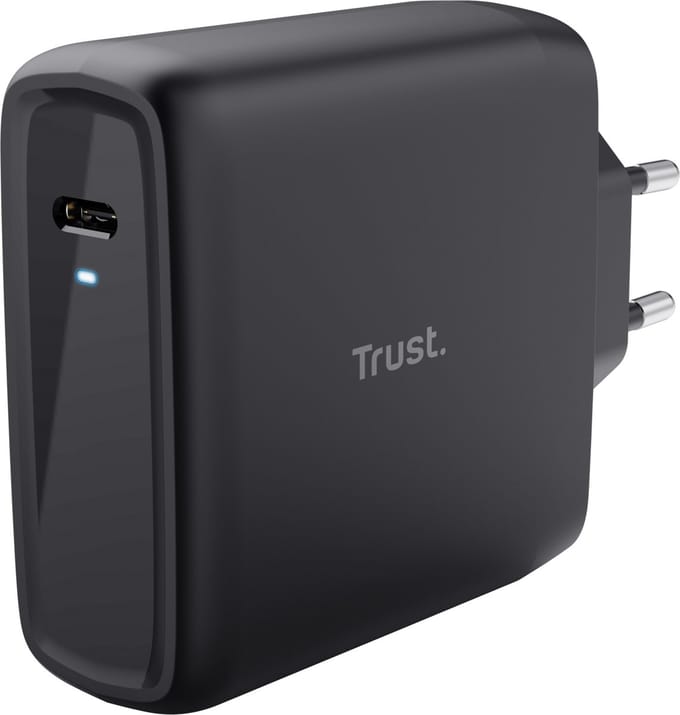 Trust Maxo - Laptoplader - 100 W - USB-C - 2m kabel - Zwart