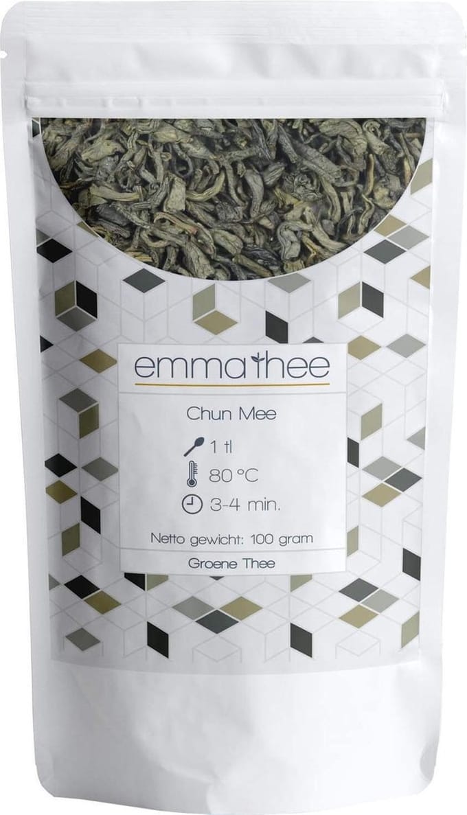 Chun Mee 100 Gram - Losse Thee - Puur & Natuurlijk - Fris & Licht Bitter
