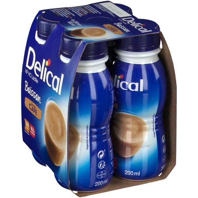 Delical Melkdrank HP-HC Koffie 360kcal 4x200 Vloeistof