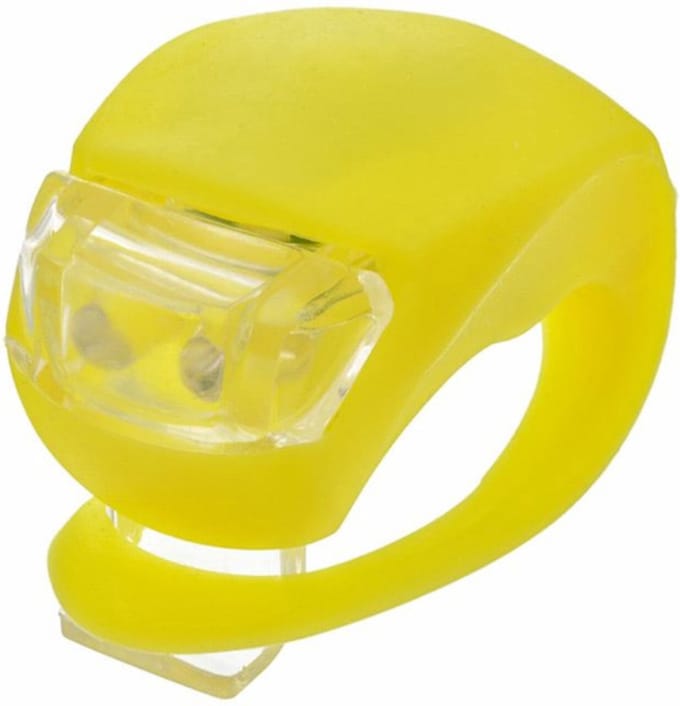 Jumada's - Fietslamp LED - Fietslicht - Waterdicht - Waterproof - Bicycle Light - Geel