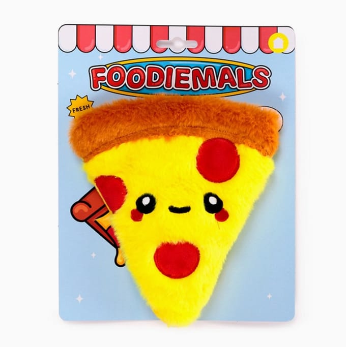 Foodiemals - Warmtekussen - Pizza - Pluche knuffel