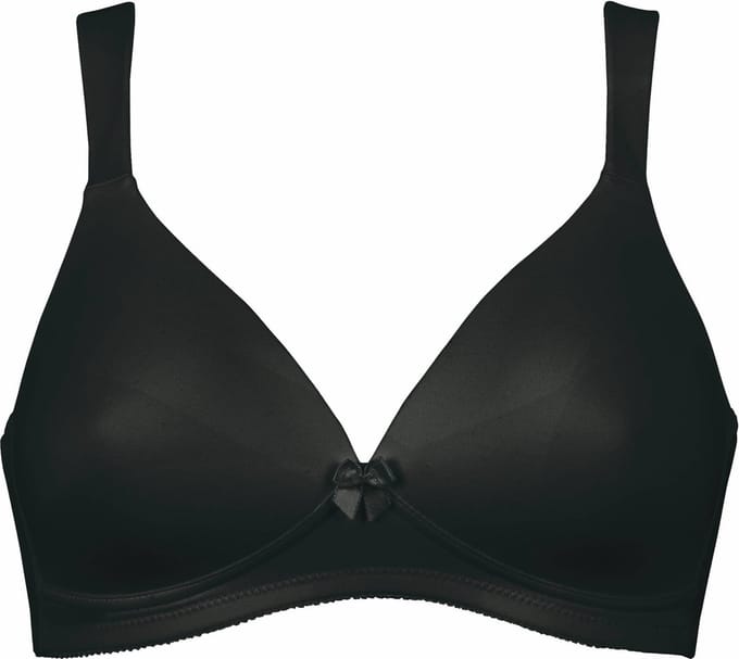 Naturana - Soft bh met brede bandjes - 5266 - Zwart - 75A