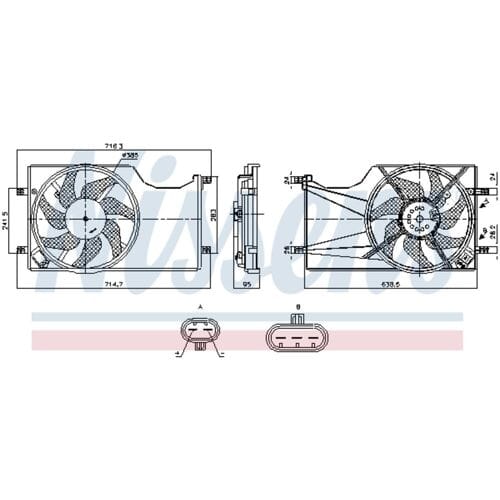 Ventilator NISSENS 850098