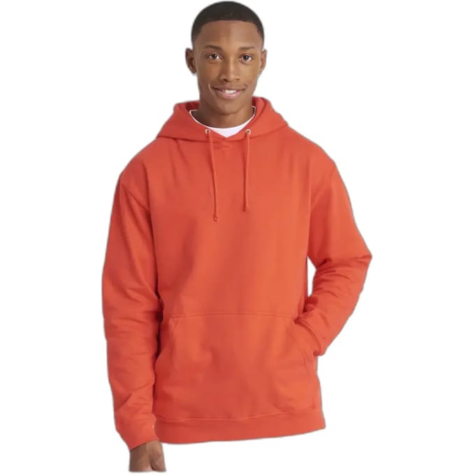 Just Hoods College Hoodie JH001 - SOFT RED - M