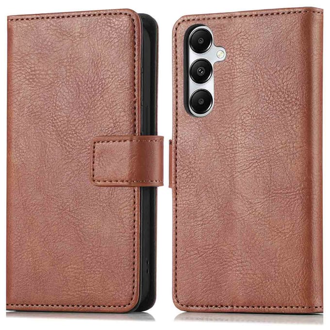 imoshion Hoesje - Geschikt voor Samsung Galaxy A26 - Luxe Bookcase - Bruin