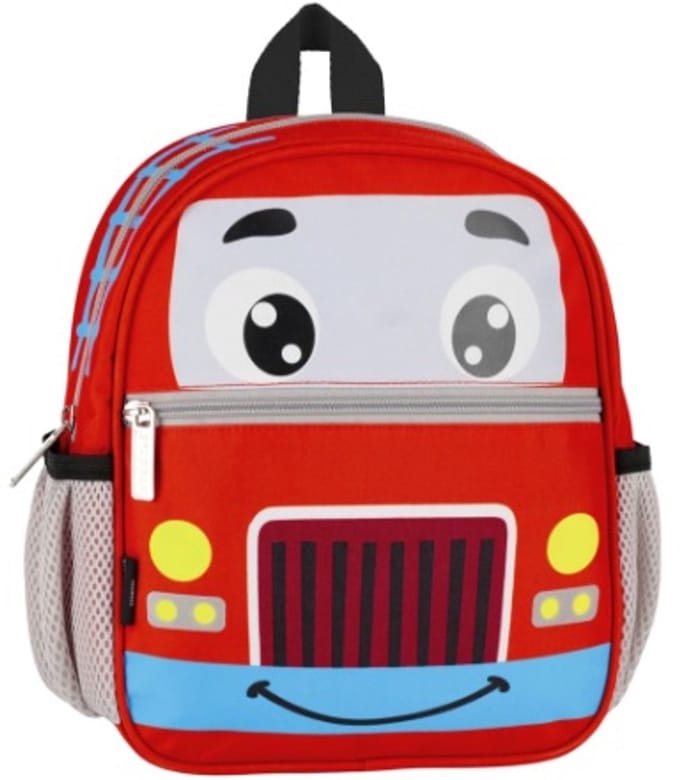 Rugzak - Schooltas - Mini - Auto Rood - 12 vaks