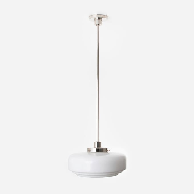 Hanglamp Lloyd 20's Nikkel - Art Deco Trade