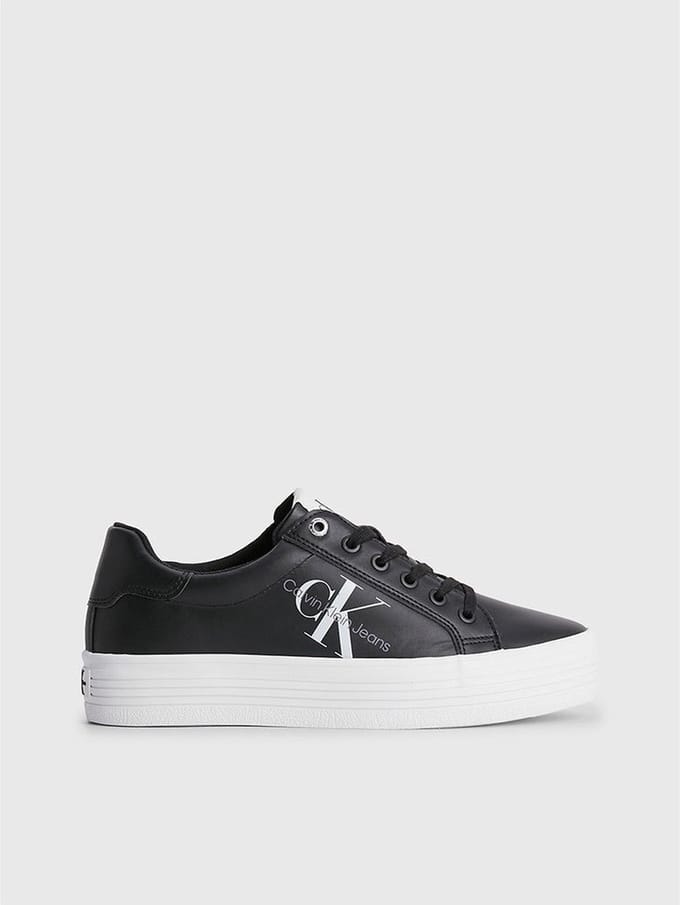 Calvin Klein Vulc Flatform Laceup Low Lth