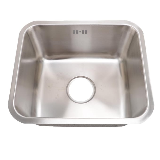 Bar Spoelbak Rechthoekig Inbouw Keuken Spoelbak Roestvrij Staal Onder Aanrecht Enkele Kom Spoelbak 15.75x13.78x7.48in gray