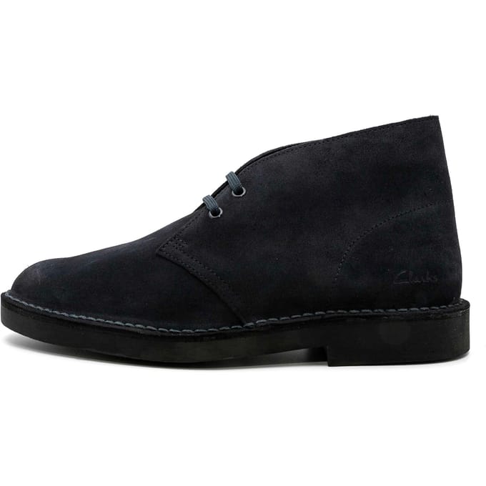 CLARKS Desert Bt Evo Heren Veterschoenen - Navy Suede