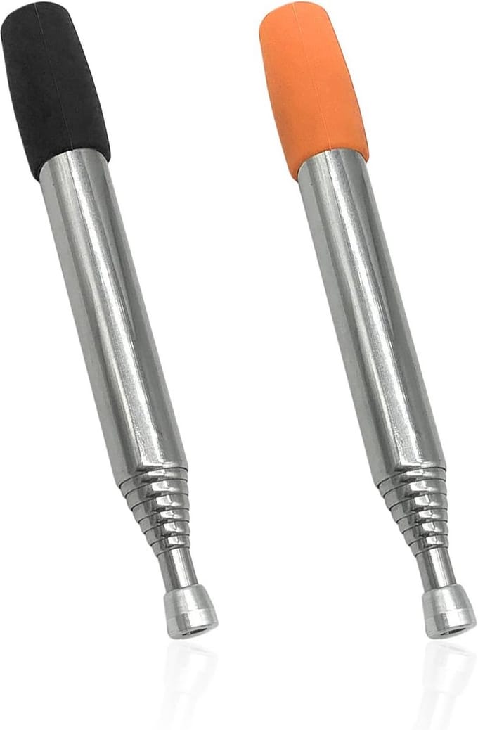 Vuurkorfaccessoires Set voor Camping en Open Haard - Vuurstaaf, Vuurstarter en Balgtelescoopbuis