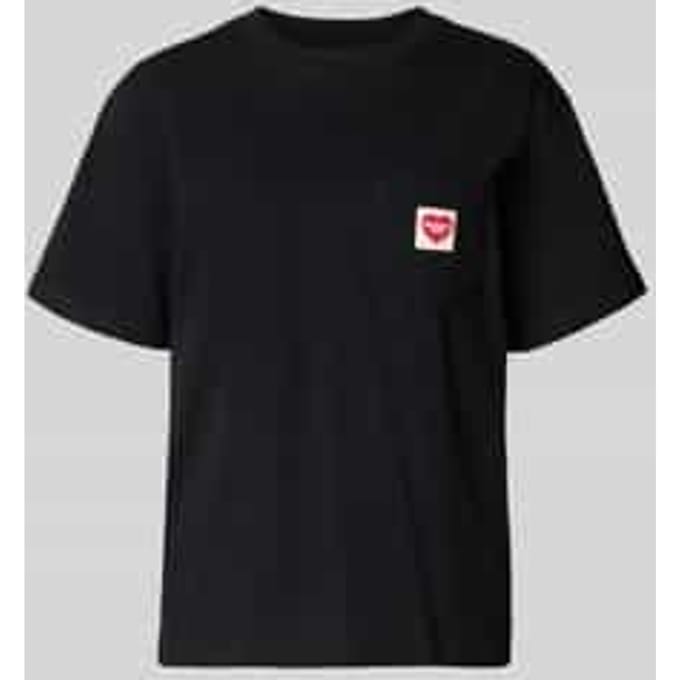 T-shirt met labelpatch