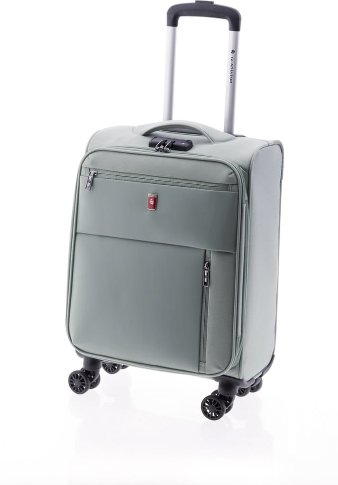 Gladiator Arctic Handbagage Koffer - 55 cm - 36 liter - TSA slot - Lichtgroen