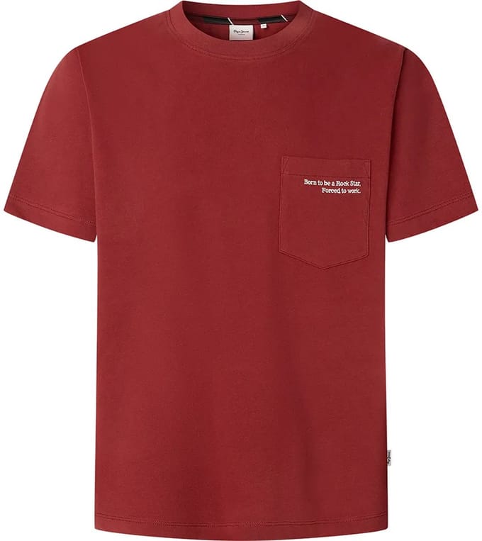 Pepe Jeans Somer T-shirt Met Korte Mouwen Rood S Man