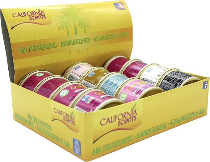 California Scents Luchtverfrisser Mixed box 12 Stuks