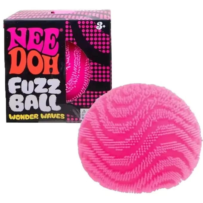 Fuzz Ball Sensorisch Knijpspeeltje NeeDoh Sensorisch Squishy Speeltje Wonder Waves Gestructureerde Stressverlichter Fidget Bal voor Volwassenen Kinderen