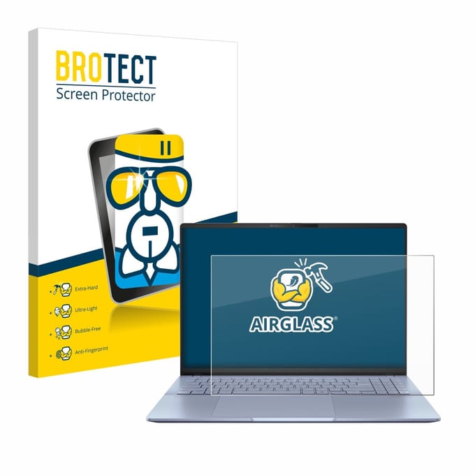 Screenprotector voor ASUS Vivobook S16 OLED S5606 Beschermglas transparant