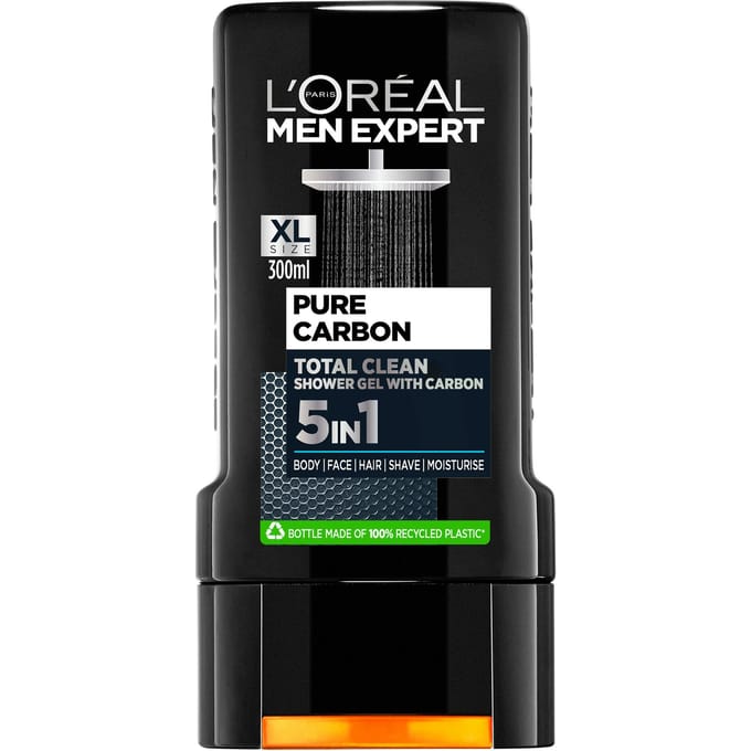 L'Or&eacute;al Paris Men Expert Pure Carbon Total Clean Shower Gel 300 ml