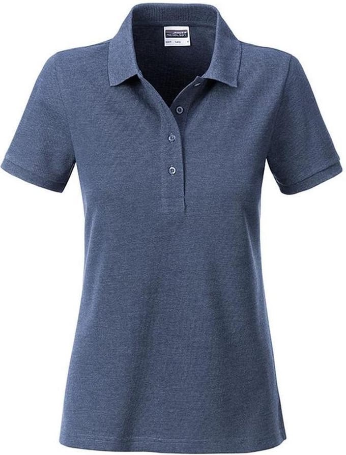 James and Nicholson Vrouwen/dames Basic Polo (Licht Denimmelange)