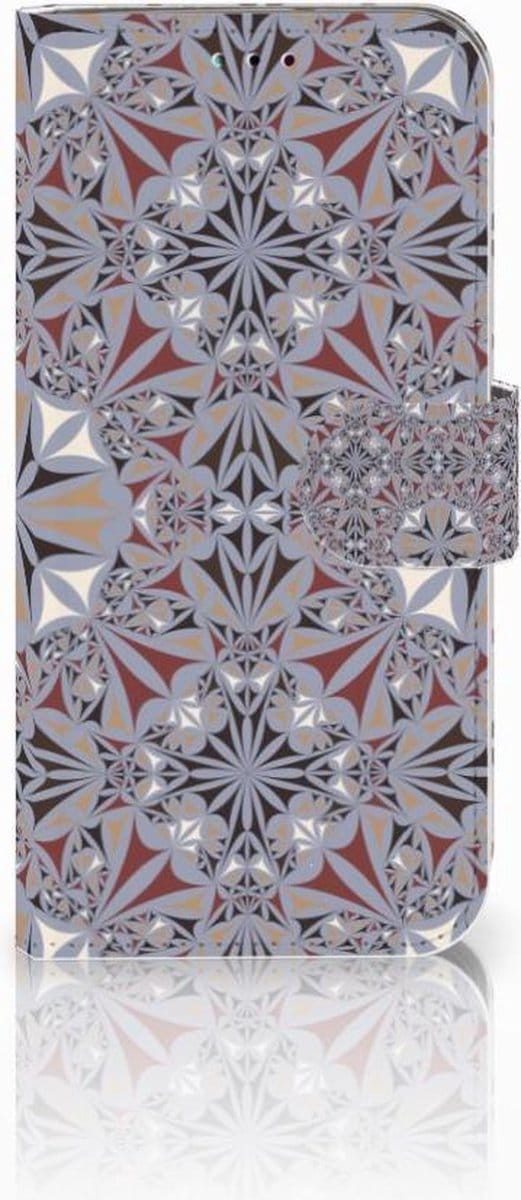 Book Case voor Samsung Galaxy A40 Bookcase Flower Tiles