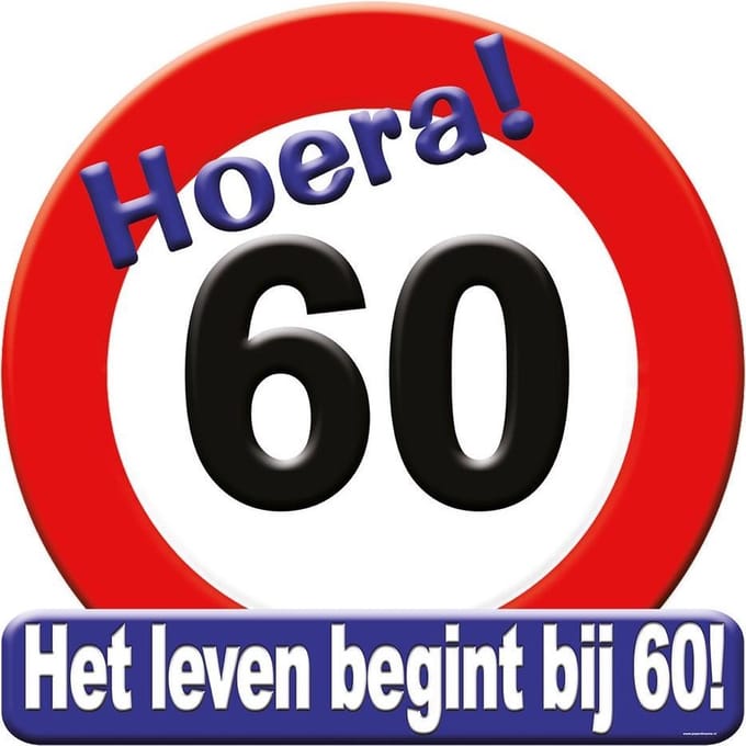 Paperdreams - Huldeschild - 60 Jaar