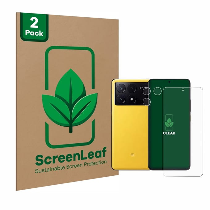 2 Stuks Screenprotector voor Xiaomi Poco X6 Pro (Voor+Camera) - Hoogwaardige Beschermfolie transparant