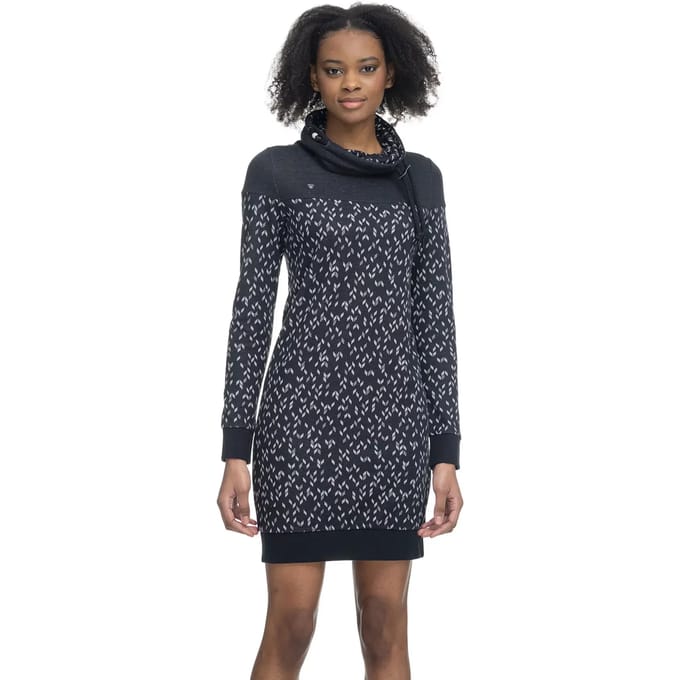 Dames jurk met hoge kraag Ragwear Chloe