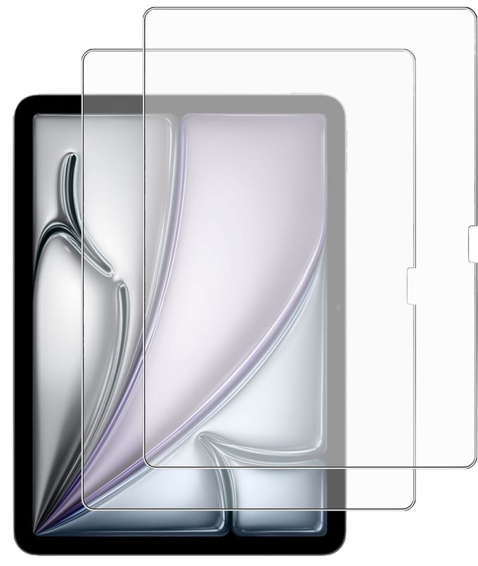 2x TechNow Matte Screenprotector geschikt voor Apple iPad Air 13 2025 M3 / 2024 Screenprotector - Fingerprint proof - Rounded - Proteqt+