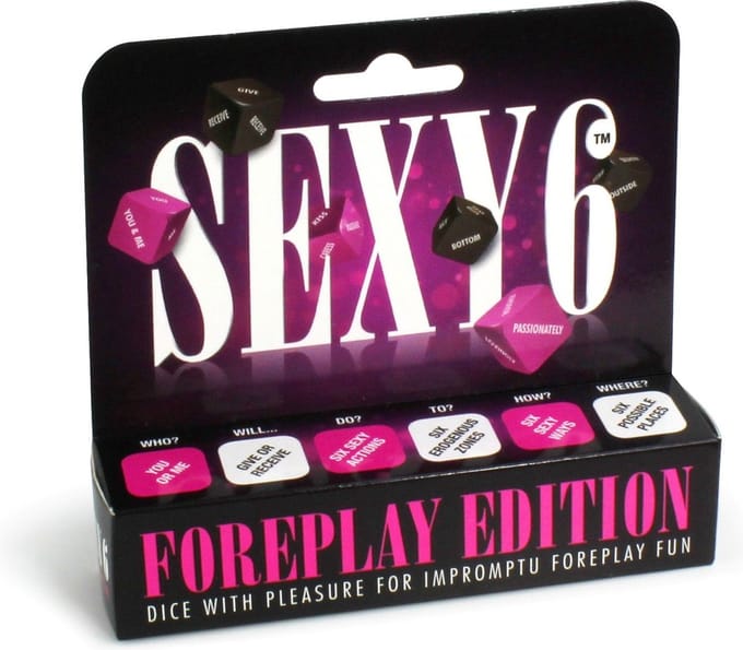 Adult Games - Sexy 6 Dice - Sexy Foreplay Dice