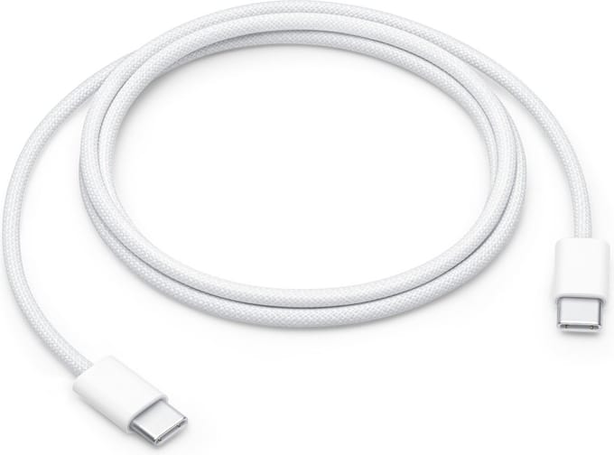 USB-C naar USB-C Oplaadkabel – 2 Meter – Wit