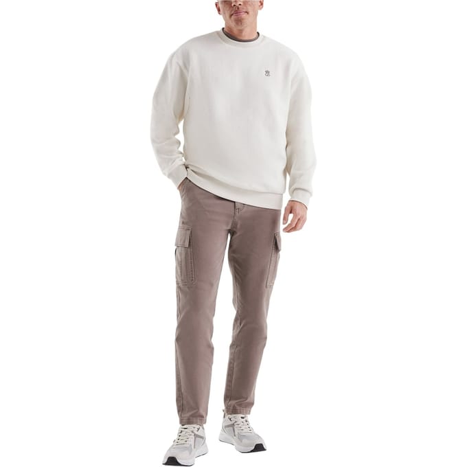 s.Oliver -qs Sweatshirts Offwhite Maat: M | Sweaters Outlet | Heren | Wit