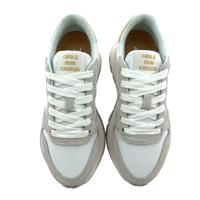 Sun 68 Ally Gold Silver Sneakers - Dames - Wit - Maat:42
