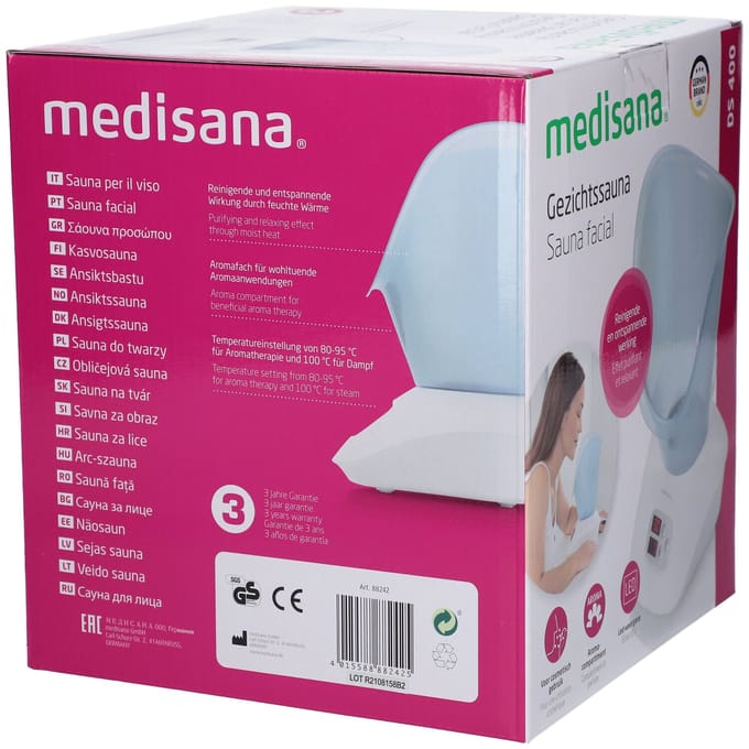 medisana DS 400 gezichtssauna 1 Apparaat